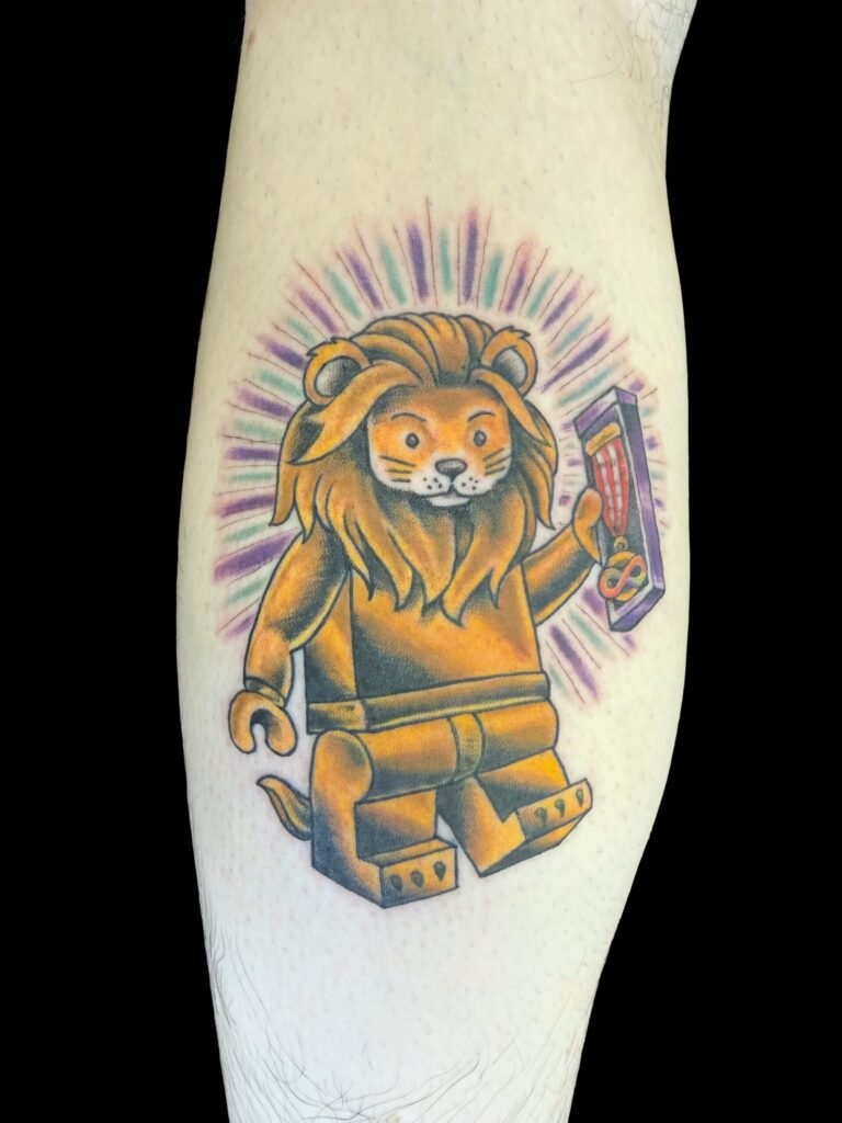Customized tattoo for a brave son